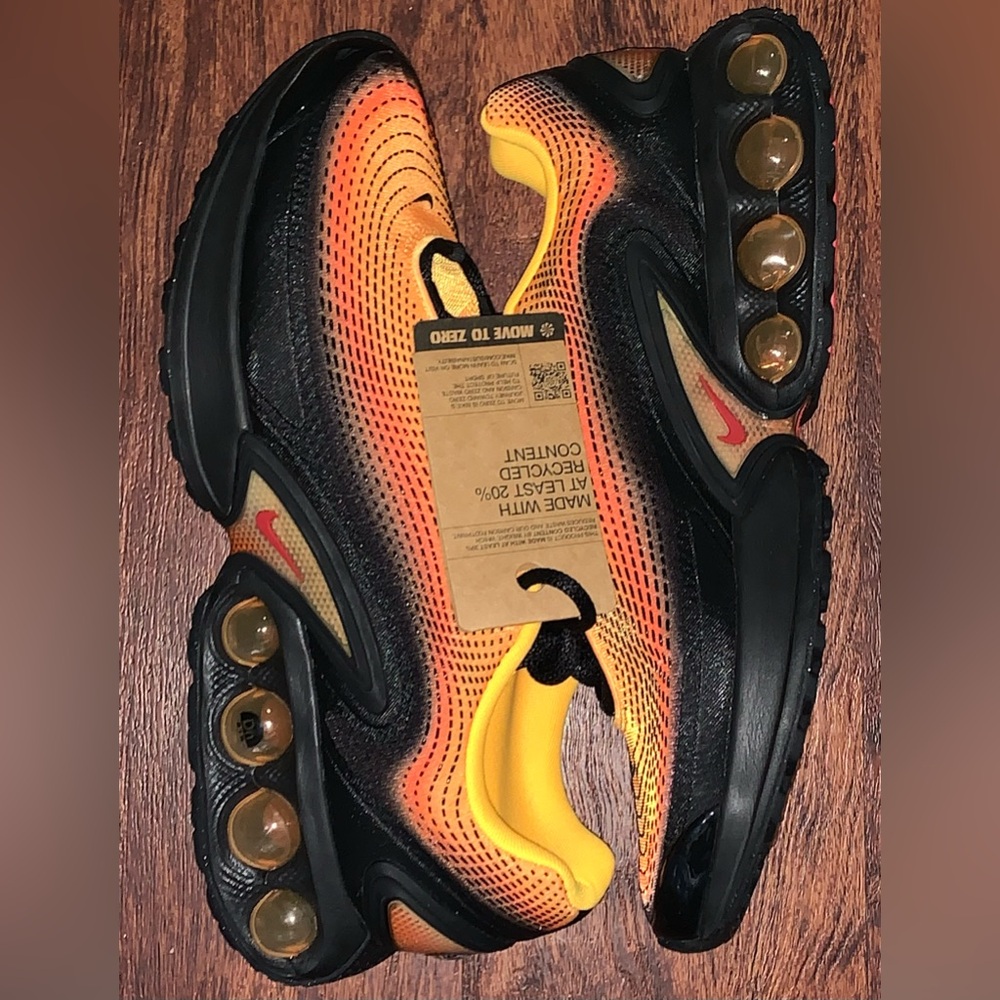 Nike Black and Orange Sneakers NWT